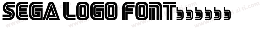 sega logo font字体转换